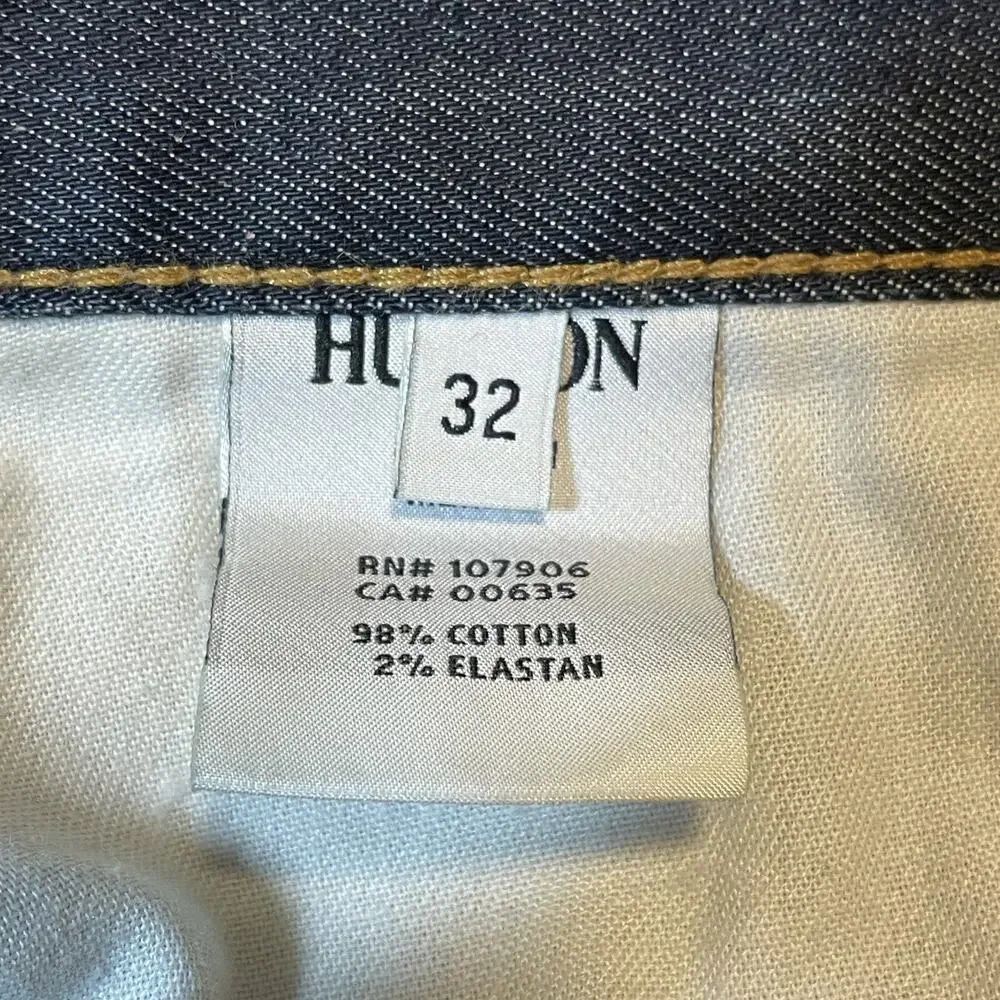 Hudson Jeans Pants Mens 32 Byron Straight Dark Wash Stretch Denim Five Pocket